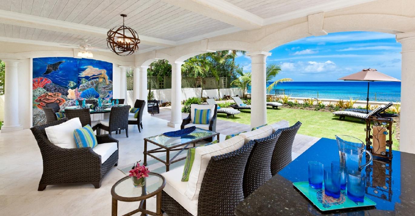 Still Fathom standalone beachfront villa for sale on the west coast Barbados